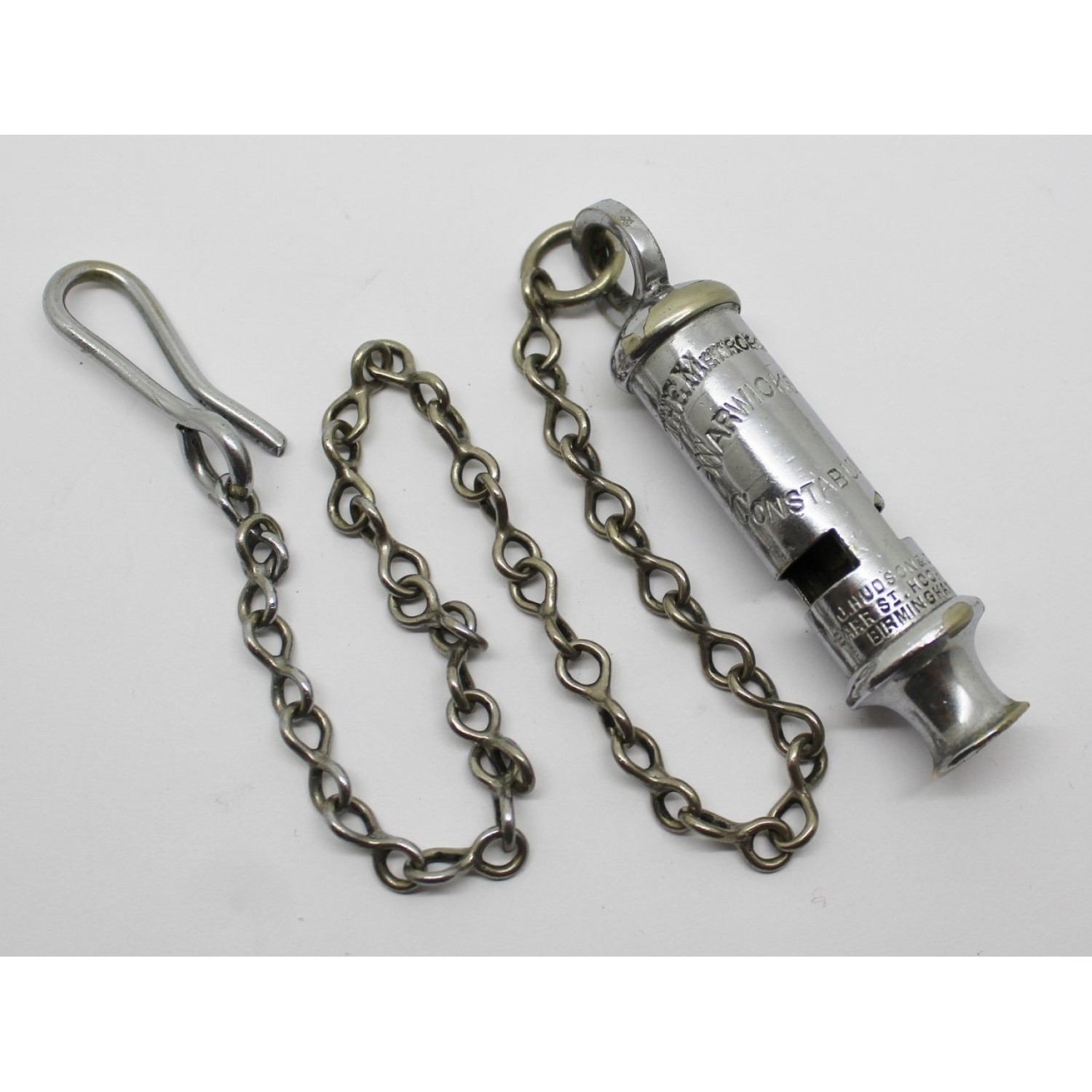 Warwickshire Constabulary 'The Metropolitan' Patent Police Whistle
